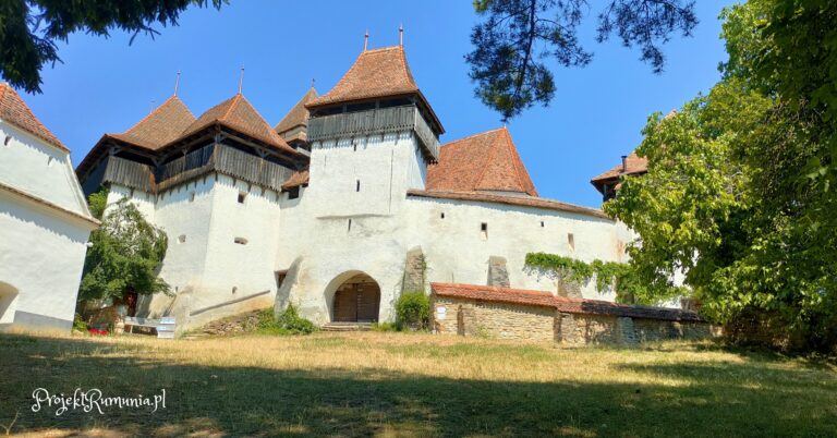 Viscri, Rumunia, Biały kościół, UNESCO